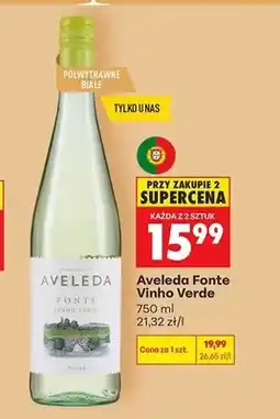 Biedronka Wino półwytrawne białe Aveleda Fonte Vinho Verde oferta