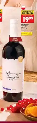 Biedronka Wino słodkie czerwone Winiarnia Zamojska Czarna Porzeczka oferta