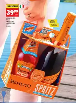 Biedronka Zestaw wino bezalkoholowe Mionetto 750 ml + Mionetto Aperitivo 500 ml oferta