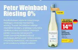 Biedronka Wino bezalkoholowe Peter Weinbach Riesling oferta