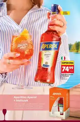 Biedronka Zestaw Aperitivo Aperol + kieliszek oferta
