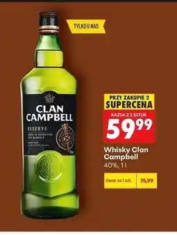 Biedronka Whisky Clan Campbell Reserve oferta