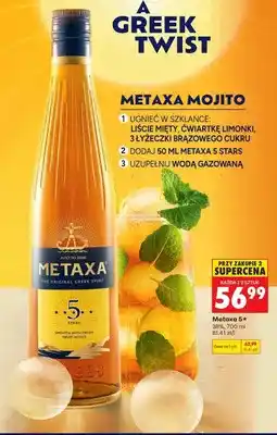 Biedronka Brandy Metaxa 5★ oferta
