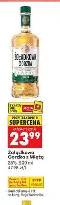 Biedronka Likier Żołądkowa Gorzka z Miętą oferta
