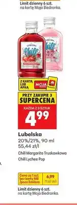 Biedronka Likier Lubelska Chill Margarita Truskawkowa oferta