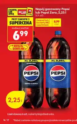 Biedronka Napój gazowany Pepsi oferta