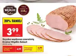 Biedronka Szynka wędzona czereśnią Kraina Wędlin Select oferta