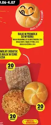 Biedronka Bułka grahamka ze słonecznikiem oferta