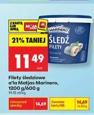 Biedronka Filety śledziowe a'la Matjas Marinero oferta