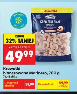 Biedronka Krewetki blanszowane Marinero oferta