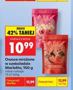 Biedronka Truskawki w czekoladzie mlecznej Marletto oferta