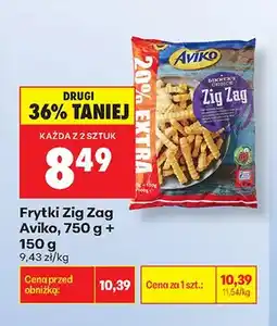 Biedronka Frytki Zig Zag Aviko oferta
