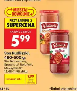 Biedronka Sos Słodko-kwaśny Pudliszki oferta