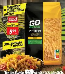 Biedronka Makaron proteinowy świderki Go Active oferta