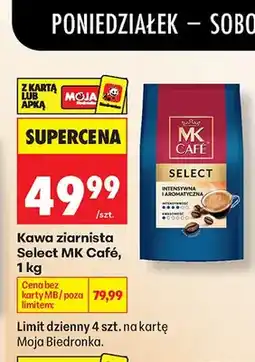Biedronka Kawa ziarnista MK Café Select oferta