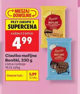 Biedronka Ciastka mafijne Bonitki o smaku śmietankowo-cytrynowym oferta