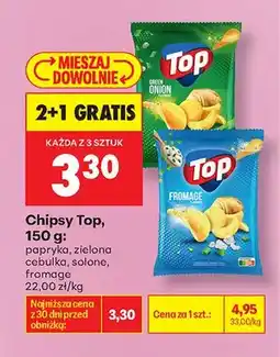 Biedronka Chipsy o smaku papryki Top oferta