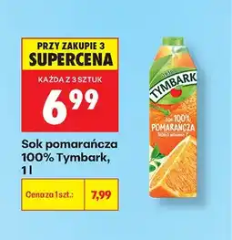 Biedronka Sok pomarańcza 100% Tymbark oferta