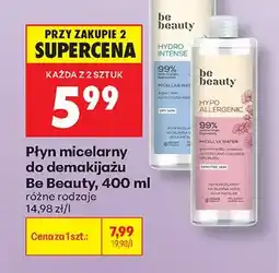 Biedronka Płyn micelarny do demakijażu Be Beauty Hypoallergenic oferta