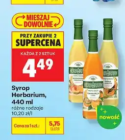Biedronka Syrop brzoskwiniowy Herbarium oferta