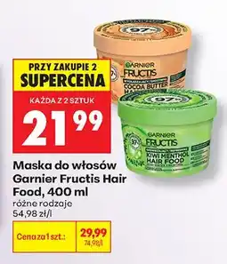 Biedronka Maska do włosów Garnier Fructis Hair Food Cocoa Butter oferta