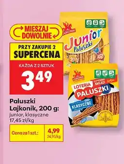 Biedronka Paluszki junior Lajkonik oferta