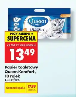 Biedronka Papier toaletowy Queen Komfort oferta