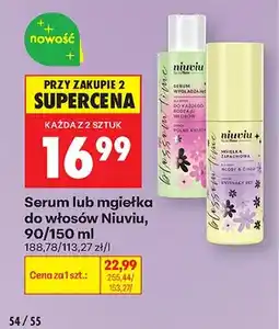 Biedronka Serum do włosów Niuviu oferta