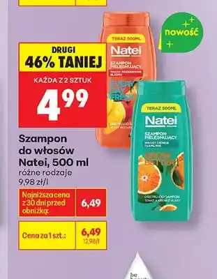 Biedronka Szampon do włosów Natei Everyday Fresh oferta