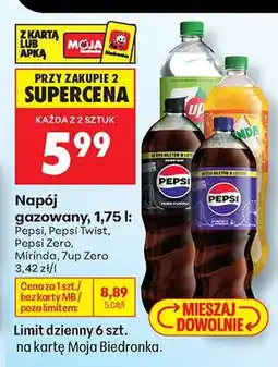 Biedronka Napój gazowany Pepsi Twist oferta