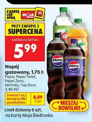 Biedronka Napój gazowany Pepsi Twist oferta