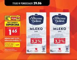 Biedronka Mleko UHT 3,2% Mleczna Dolina oferta
