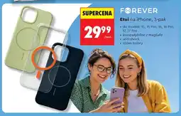 Biedronka Etui na iPhone FOREVER 3-pak oferta