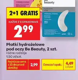 Biedronka Płatki hydrożelowe pod oczy Be Beauty Energizing oferta