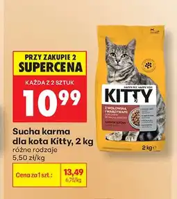 Biedronka Sucha karma dla kota Kitty z wołowiną i warzywami oferta