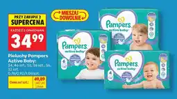 Biedronka Pieluchy Pampers Active Baby S6 oferta