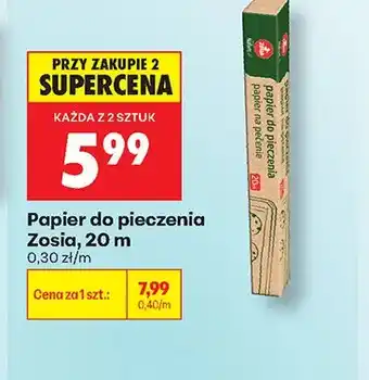 Biedronka Papier do pieczenia Zosia oferta