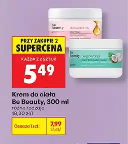 Biedronka Krem do ciała Be Beauty Regeneracja oferta