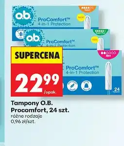 Biedronka Tampony o.b. ProComfort oferta