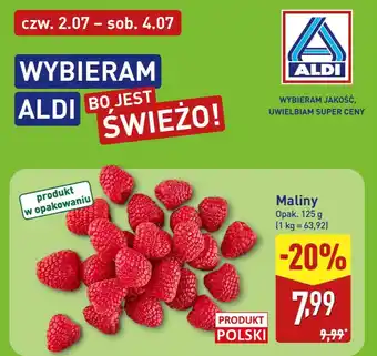 ALDI Maliny oferta