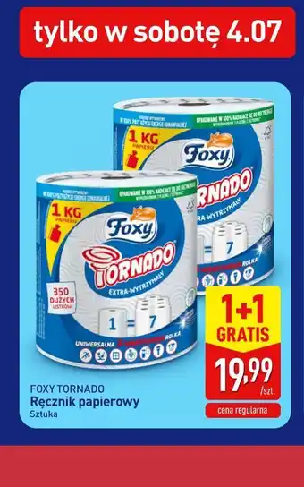 ALDI Foxy Tornado Ręcznik papierowy oferta