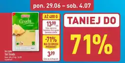 ALDI MILSANI Ser Gouda w plastrach oferta