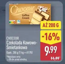 ALDI Choceur Czekolada Kawowo-Śmietankowa oferta