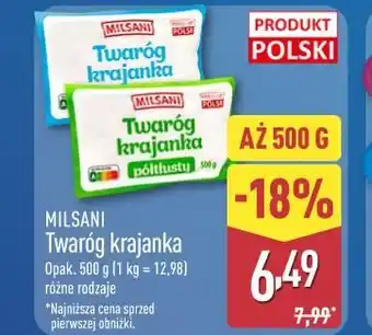 ALDI MILSANI Twaróg krajanka oferta