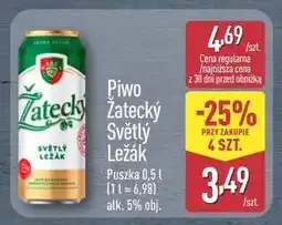 ALDI Piwo Žatecký Světlý Ležák oferta