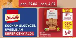 ALDI BISCOTTO Ciastka korzenne oferta