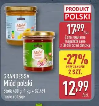 ALDI Grandessa Miód polski oferta