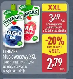 ALDI Tymbark Mus owocowy XXL oferta