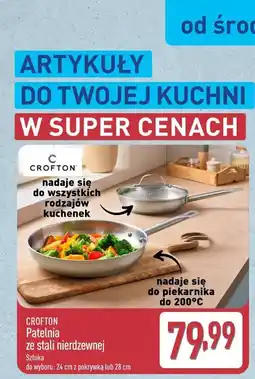ALDI Crofton Patelnia ze stali nierdzewnej oferta