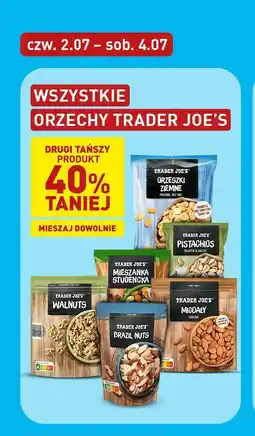 ALDI Wszystkie orzechy Trader Joe's oferta